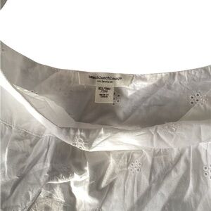 BeachLunchLounge Ivory Embroidered Top size (2xl) NWT